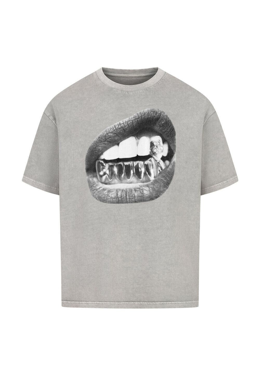 T-shirt Unisex Daxa Streetwear | Stampa labbra in stile Y2K per primavera ed estate
