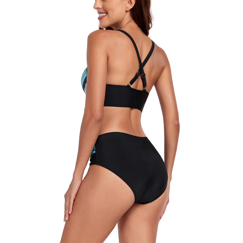 Dames Hoge Taille Bikini Set Met Flatterende Pasvorm-3