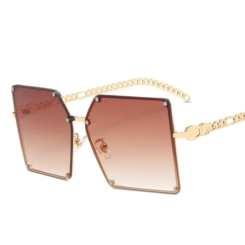 Variant image for Meike Zonnebril Dames Vintage Modieus Stijl met Klinknagels-4
