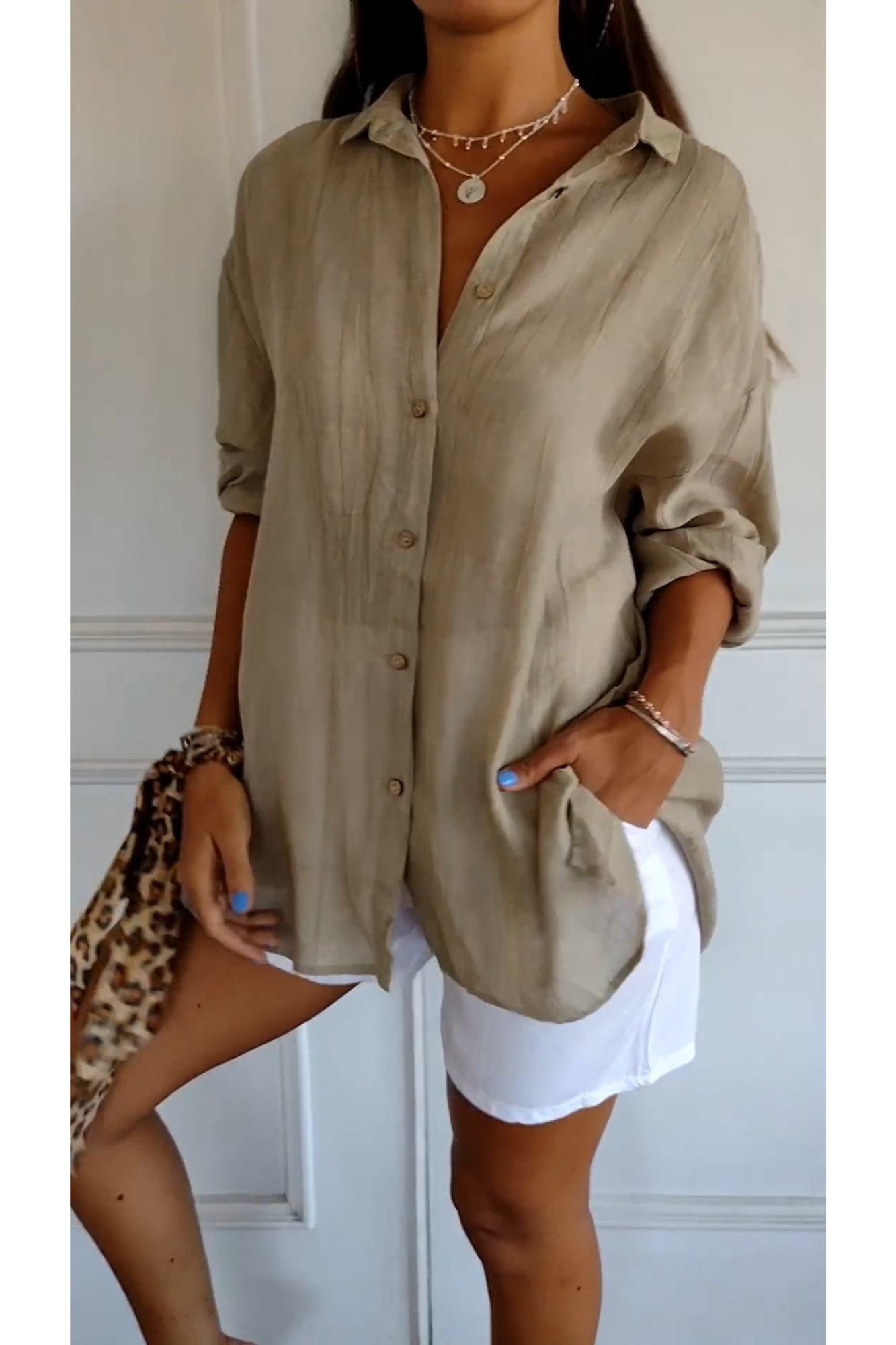 VIENA – Camisa Elegant Dames | Chic y Cómoda para Primavera y Verano