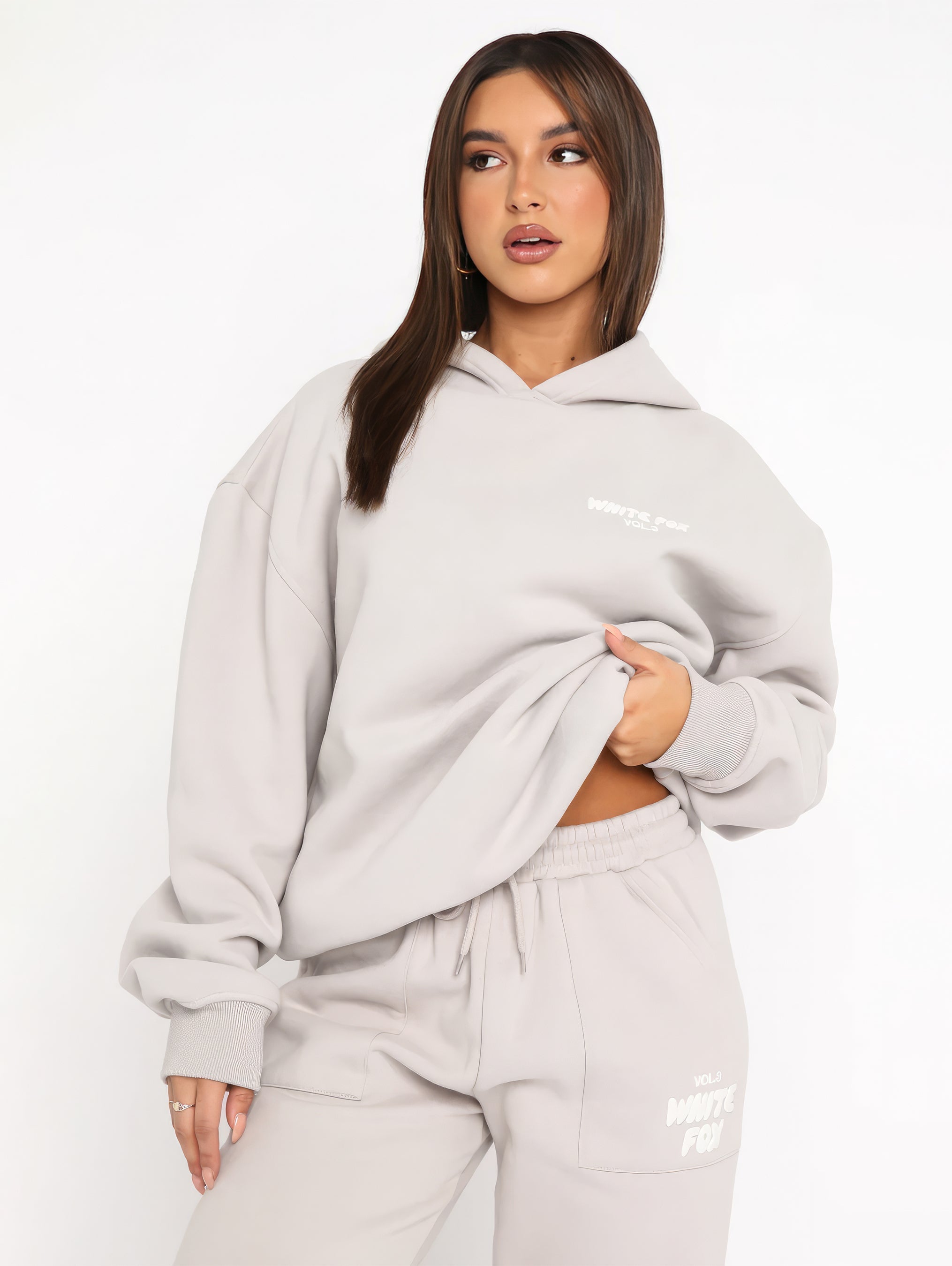 Chándal Completo Foxy para Mujeres | Conjunto Suave de Sudadera con Capucha y Pantalón – Imprescindible en TikTok