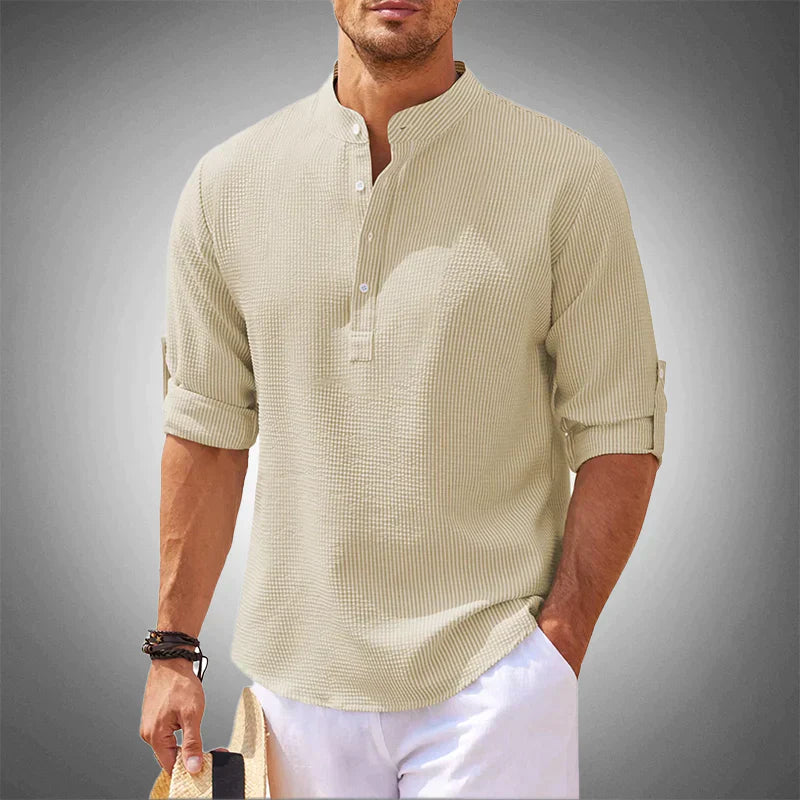 Liam - Camicia Moderna Uomo | Elegante & Leggera per Primavera/Estate