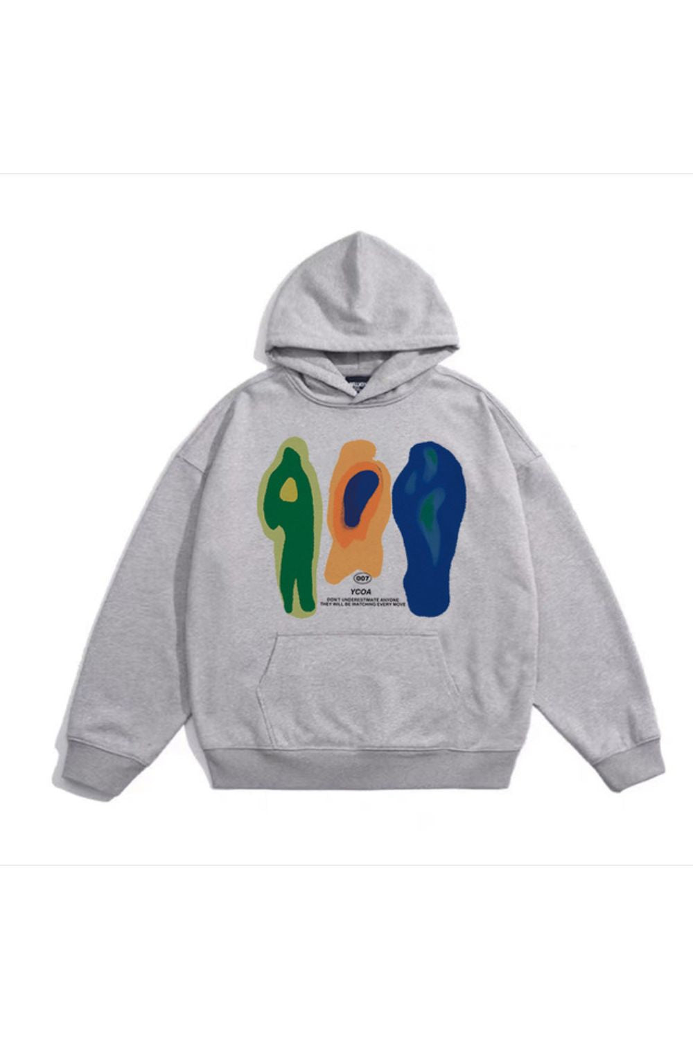 Felpa con cappuccio grafica VADA con design Radiation | Streetwear comodo per donne e uomini