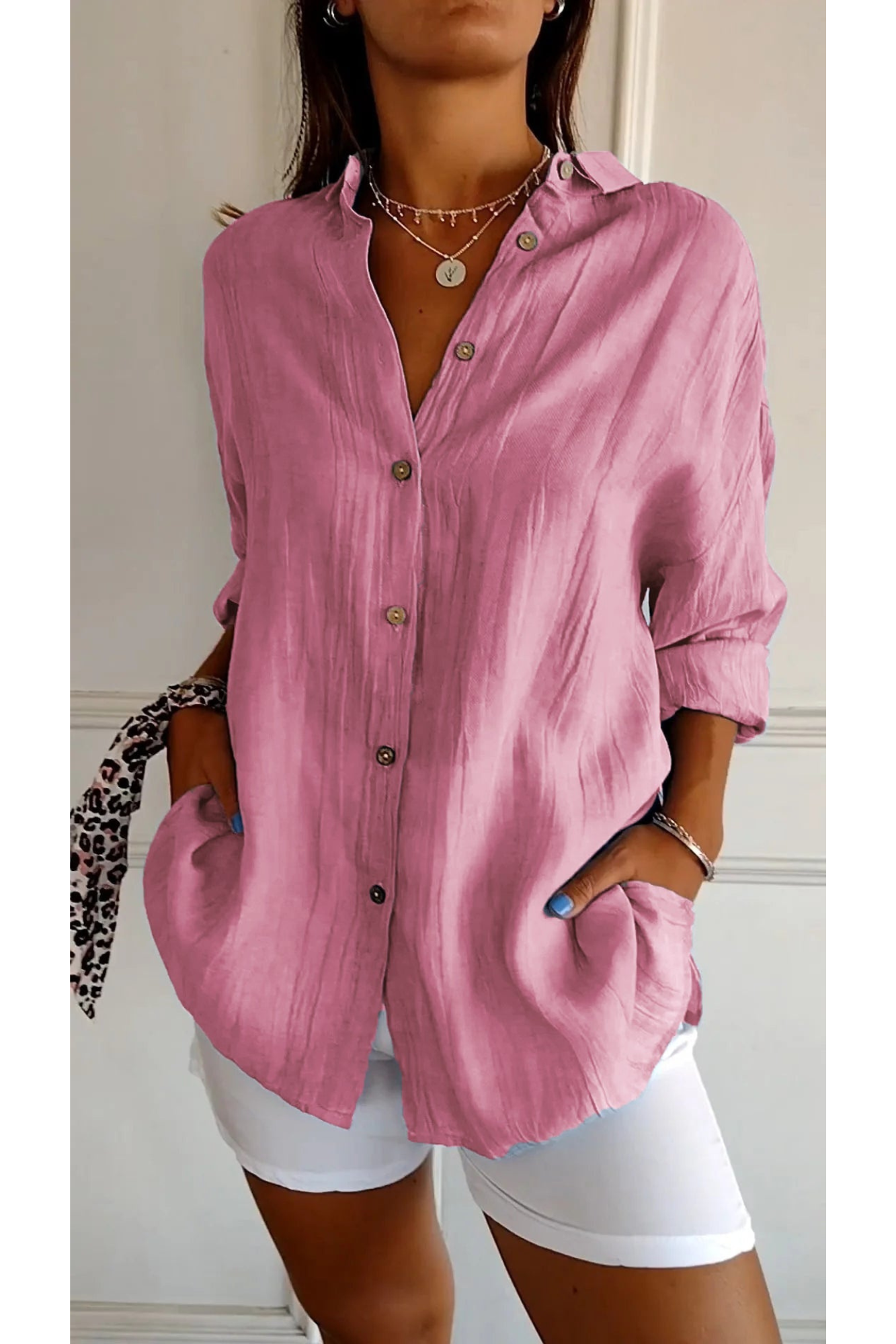 VIENA – Camisa Elegant Dames | Chic y Cómoda para Primavera y Verano
