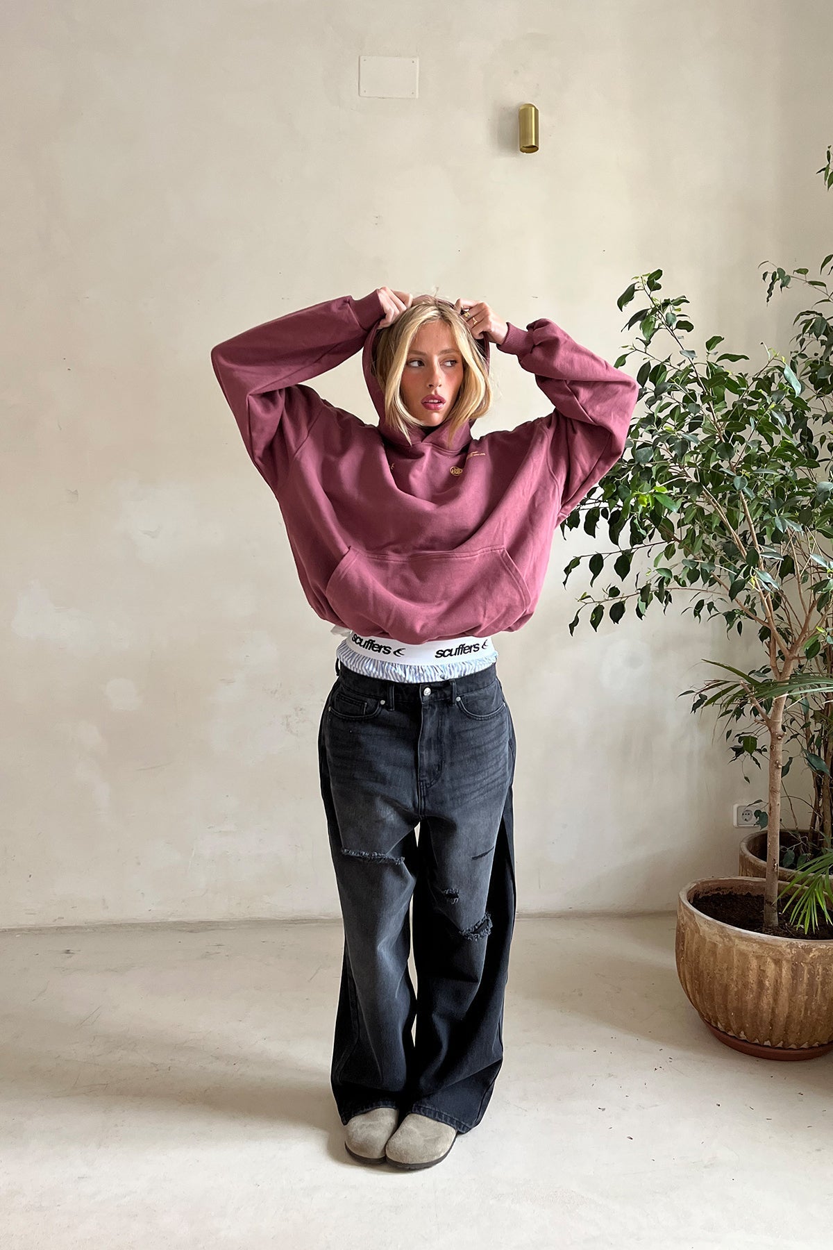 NOAH WIth Love - Felpa con cappuccio comoda per un look rilassato