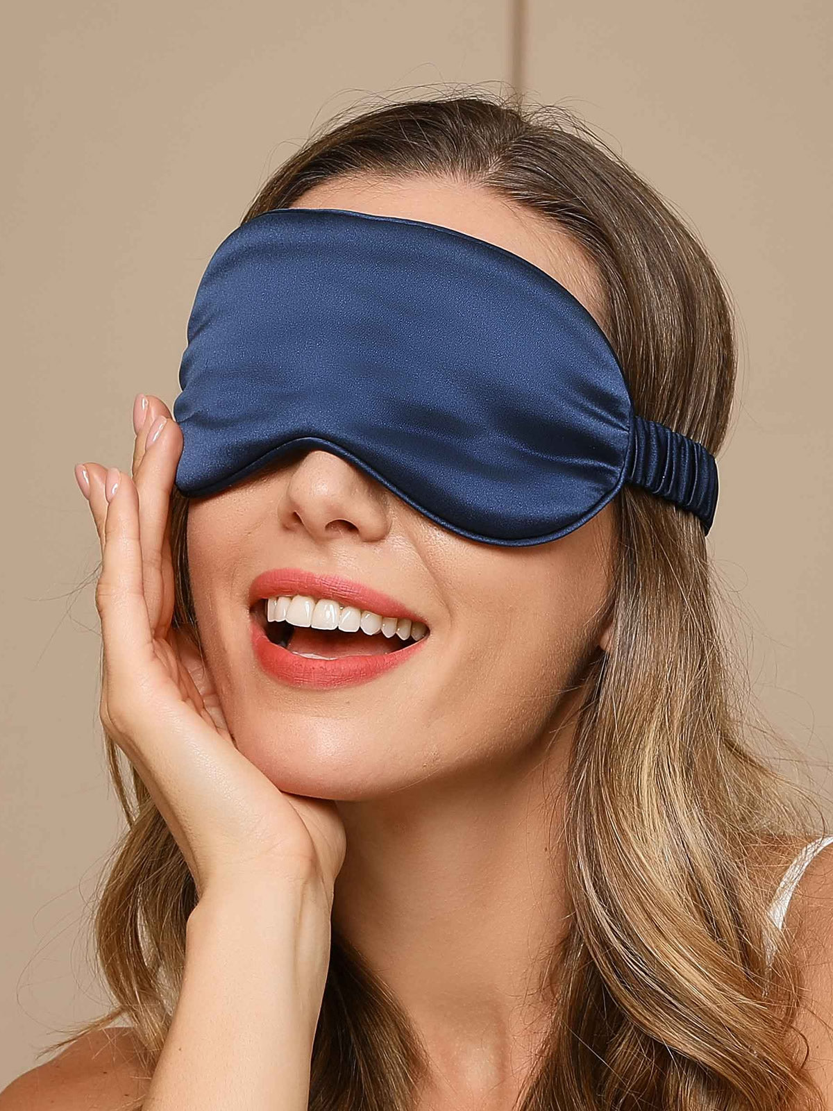 LUMORA - Maschera per gli occhi in seta morbida per un riposo ottimale
