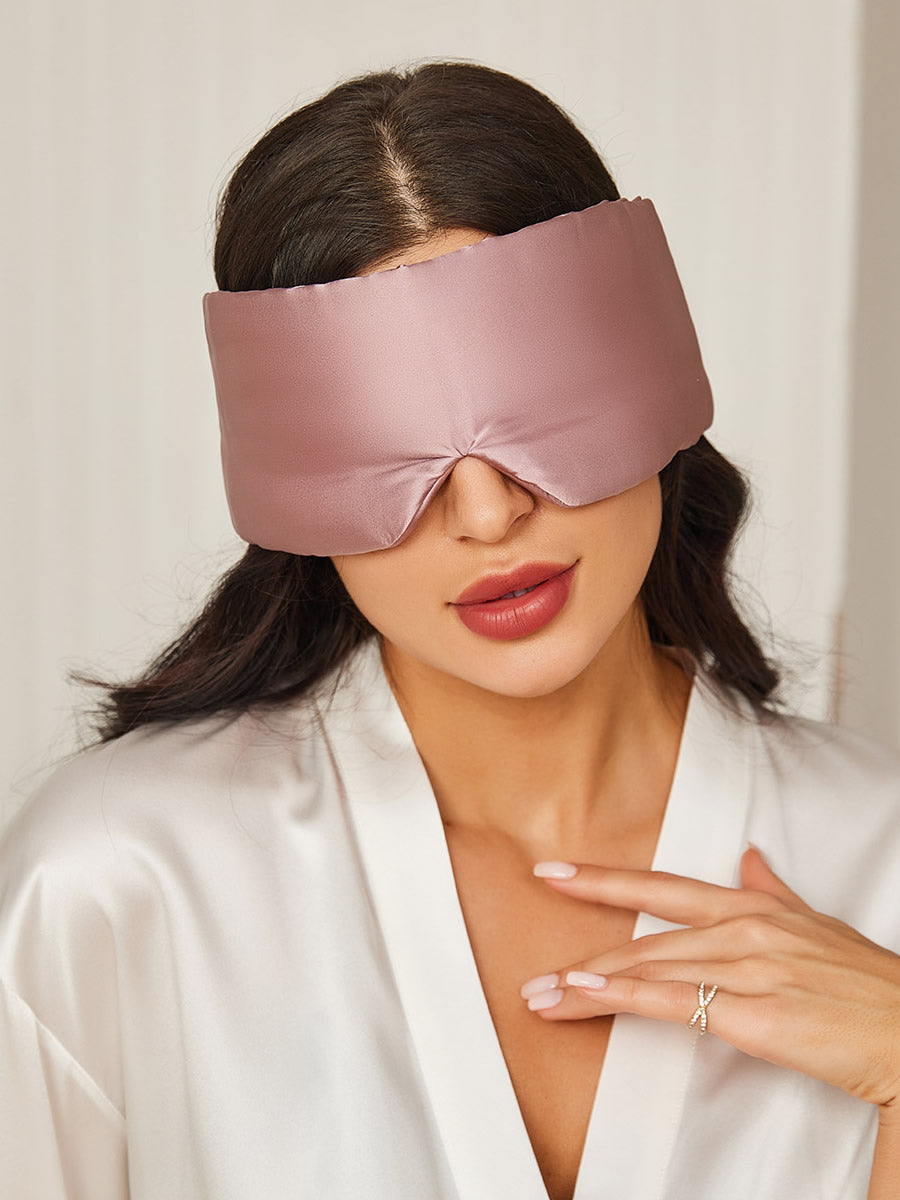 SOFT DREAM - Maschera per dormire in seta di lusso per un riposo e una cura della pelle ottimali