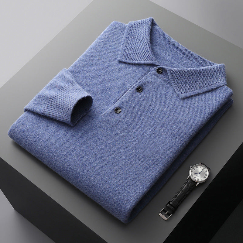 VALMER – Polo in cachemire di lusso e lana merino