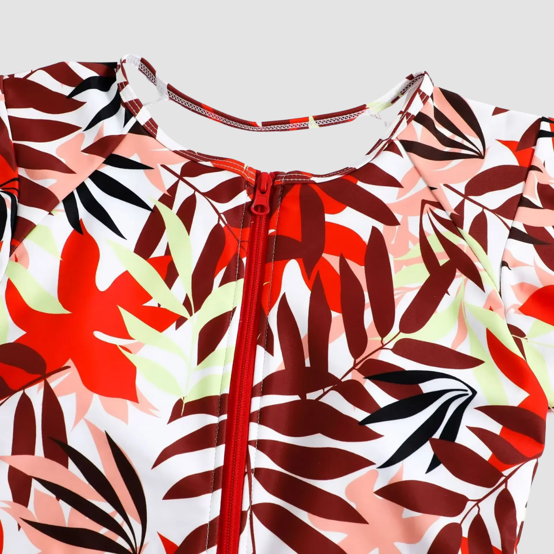 Dames Badpak Camouflage Stijl Met Ritssluiting-6
