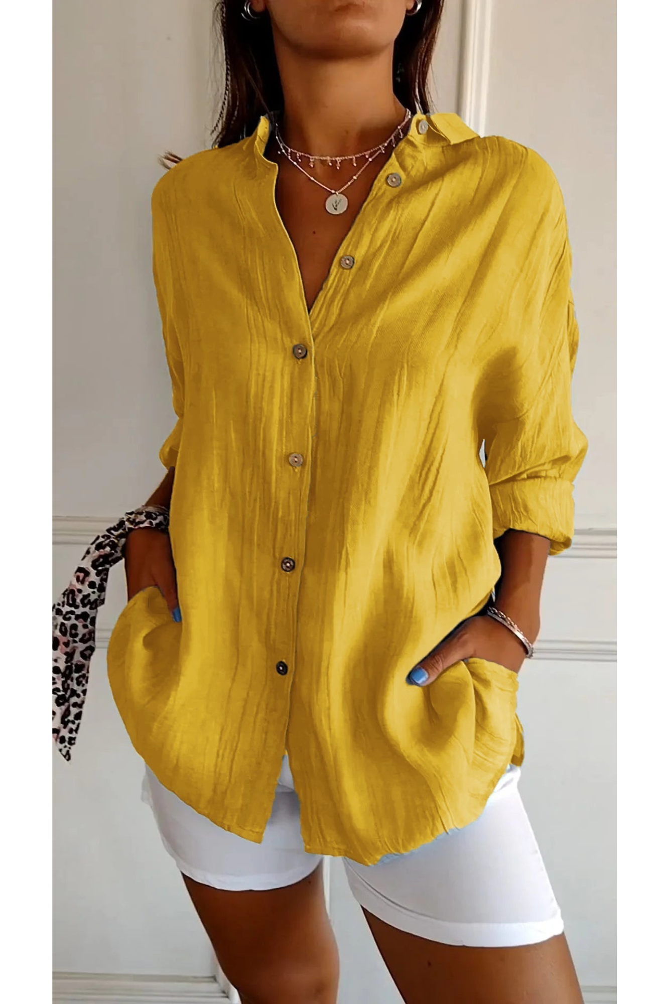 VIENA – Camisa Elegant Dames | Chic y Cómoda para Primavera y Verano