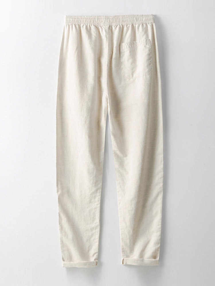 DEPREZ – Set Uomo di Lusso | Camicia di Lino con Pantaloncini per l'Estate