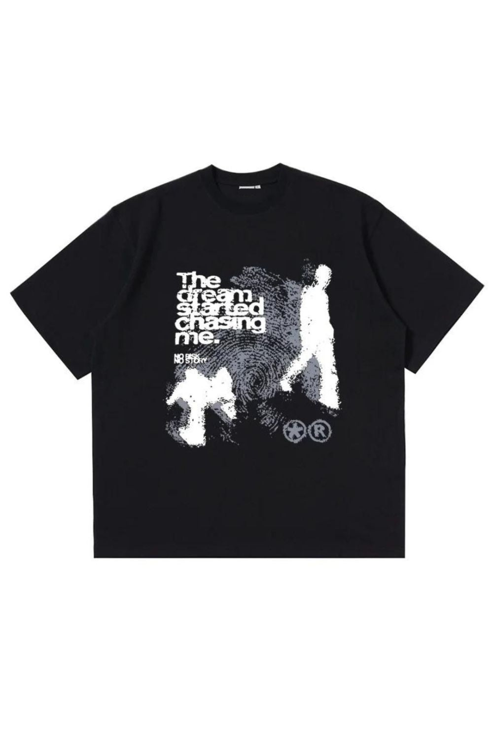 Aura Graphic T-shirt Unisex | Camicia Oversize con Stampa Chasing Dreams per l'Estate