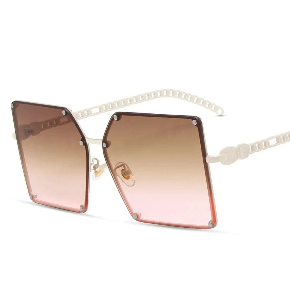 Variant image for Meike Zonnebril Dames Vintage Modieus Stijl met Klinknagels-1