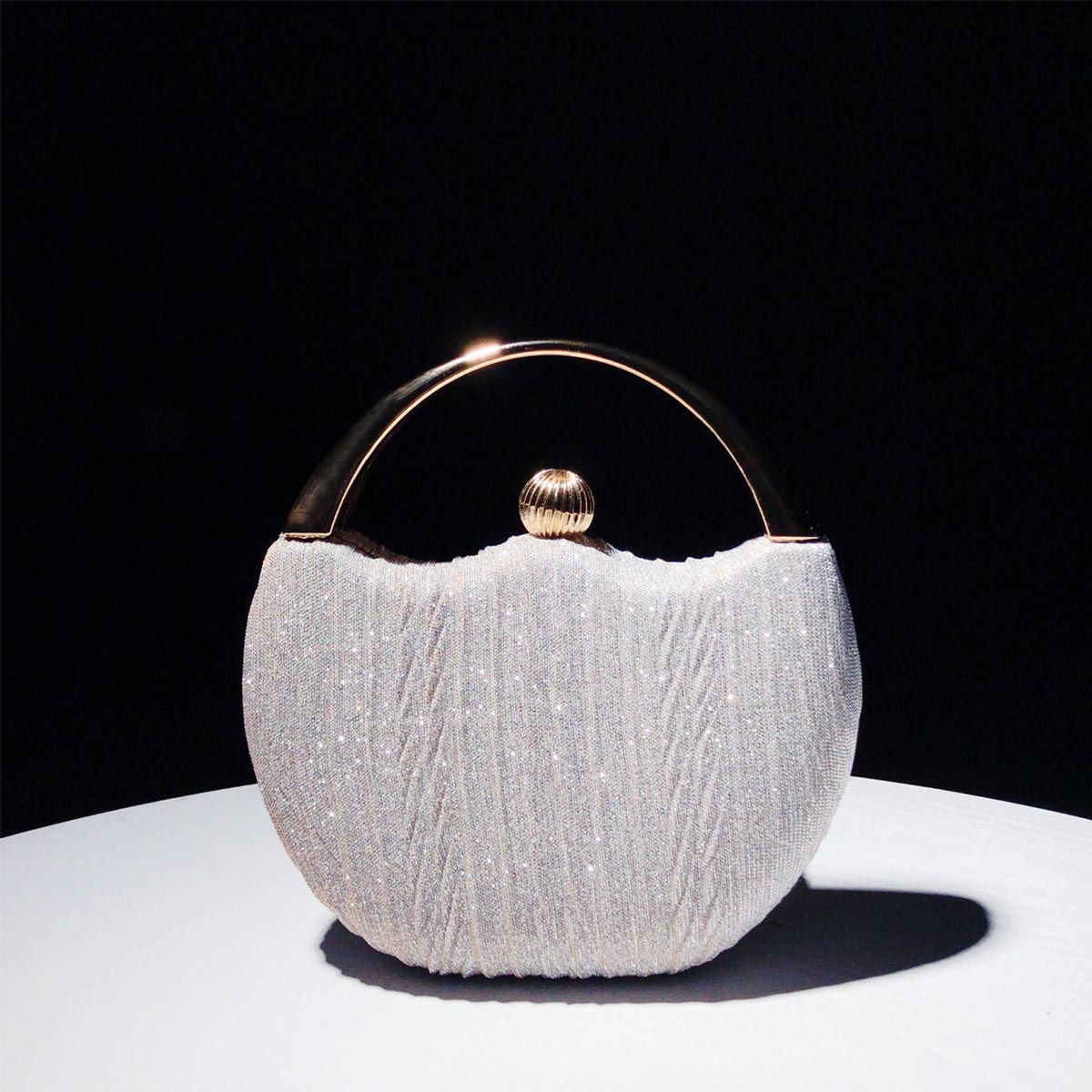Variant image for Leighton Clutch Met Metalen Handvat Glamoureuze Stijl-3