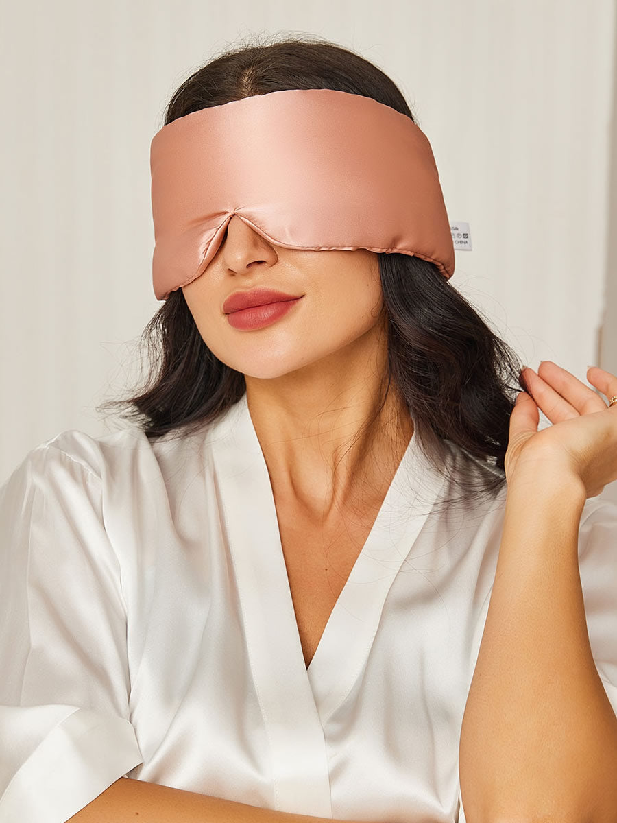 SOFT DREAM - Maschera per dormire in seta di lusso per un riposo e una cura della pelle ottimali