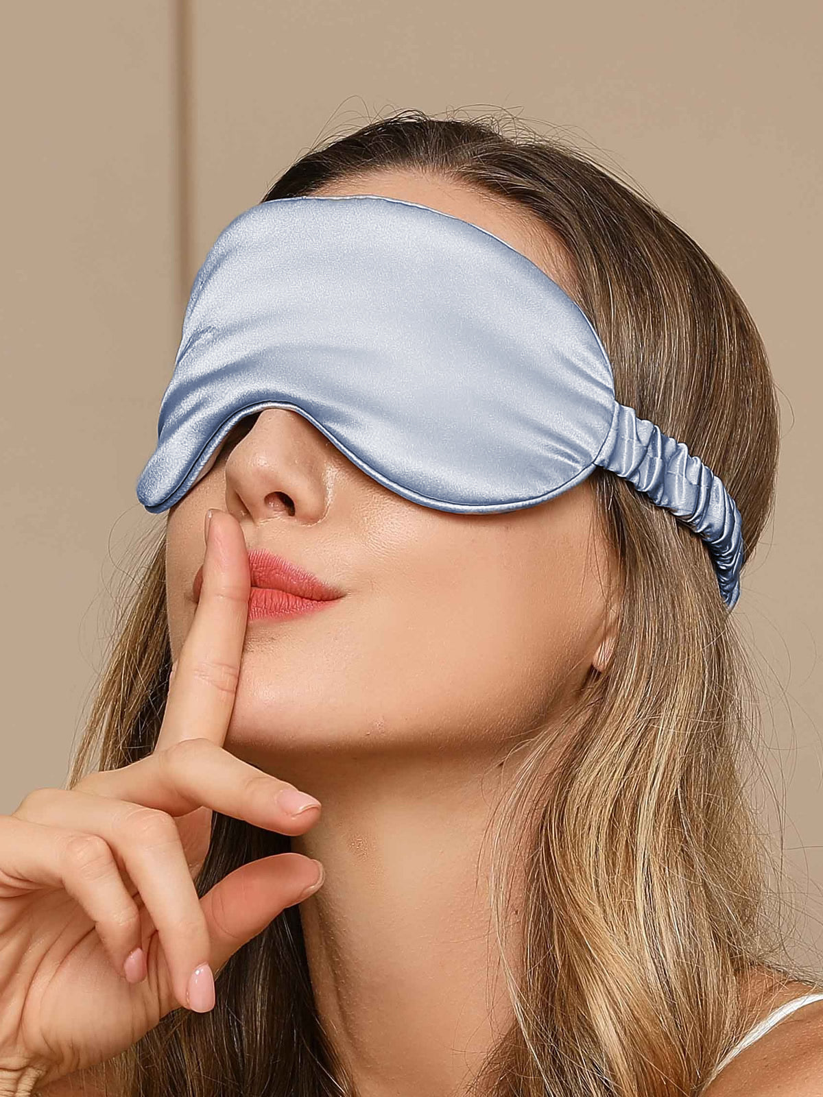 LUMORA - Maschera per gli occhi in seta morbida per un riposo ottimale