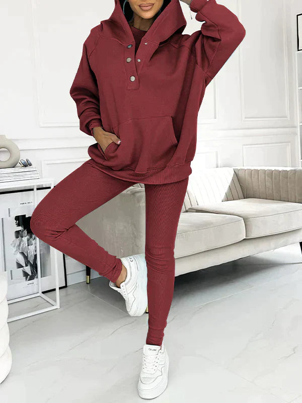 JULIE – Set di Abbigliamento Casual Femminile Confortevole | Accogliente e Elegante Primavera ed Estate
