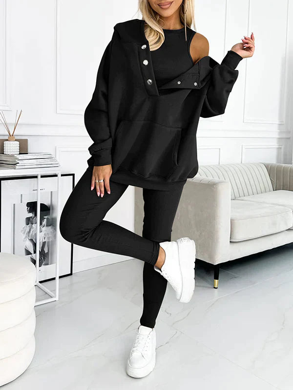 JULIE – Set di Abbigliamento Casual Femminile Confortevole | Accogliente e Elegante Primavera ed Estate