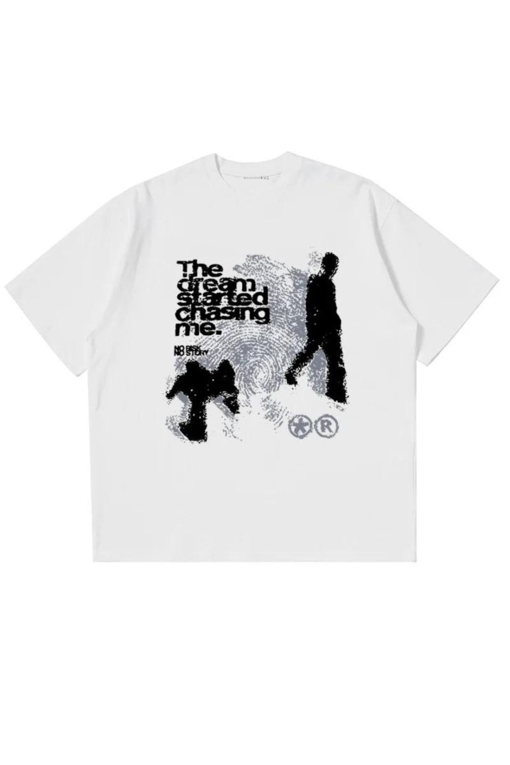 Aura Graphic T-shirt Unisex | Camicia Oversize con Stampa Chasing Dreams per l'Estate
