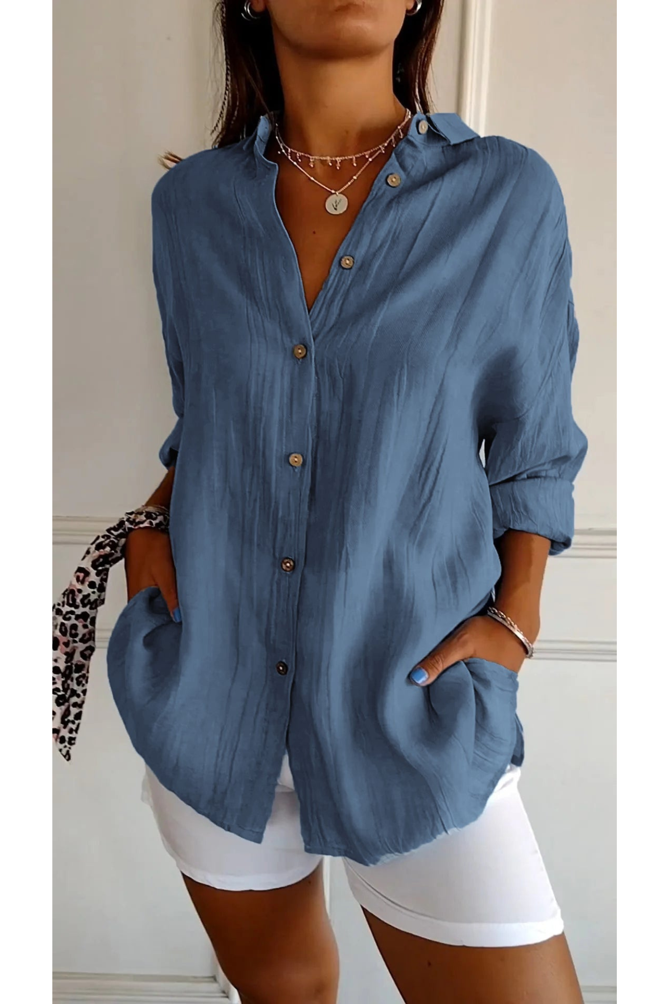 VIENA – Camisa Elegant Dames | Chic y Cómoda para Primavera y Verano