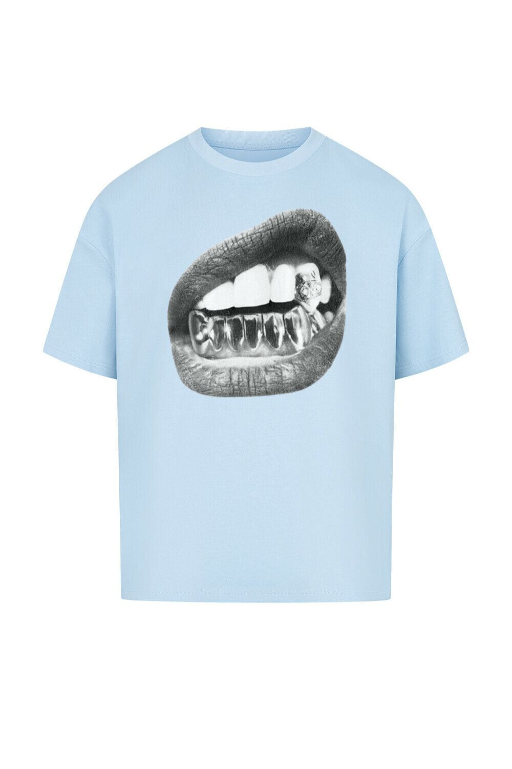 T-shirt Unisex Daxa Streetwear | Stampa labbra in stile Y2K per primavera ed estate