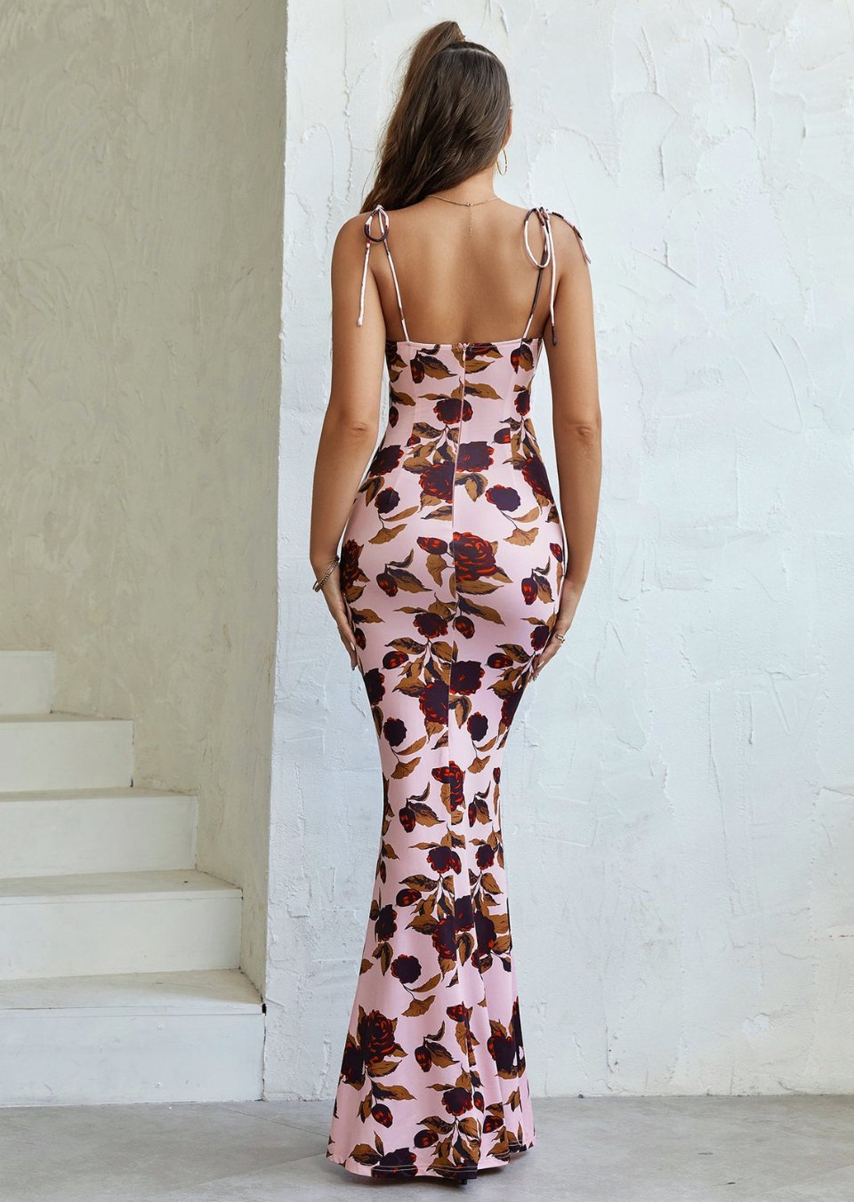 FLORA Maxi Jurk Donna | Stampa floreale & Look elegante per primavera ed estate