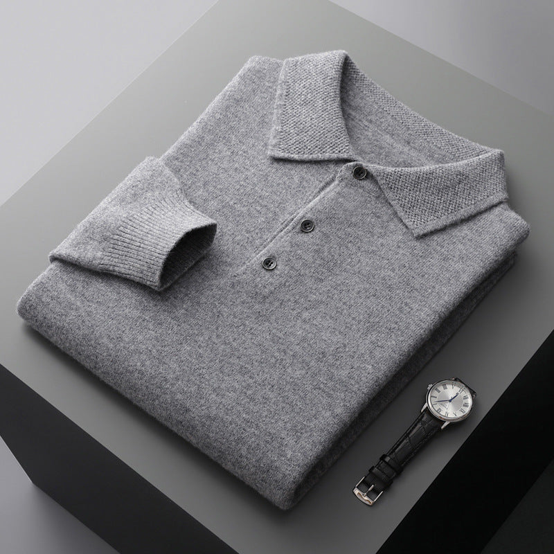 VALMER – Polo in cachemire di lusso e lana merino