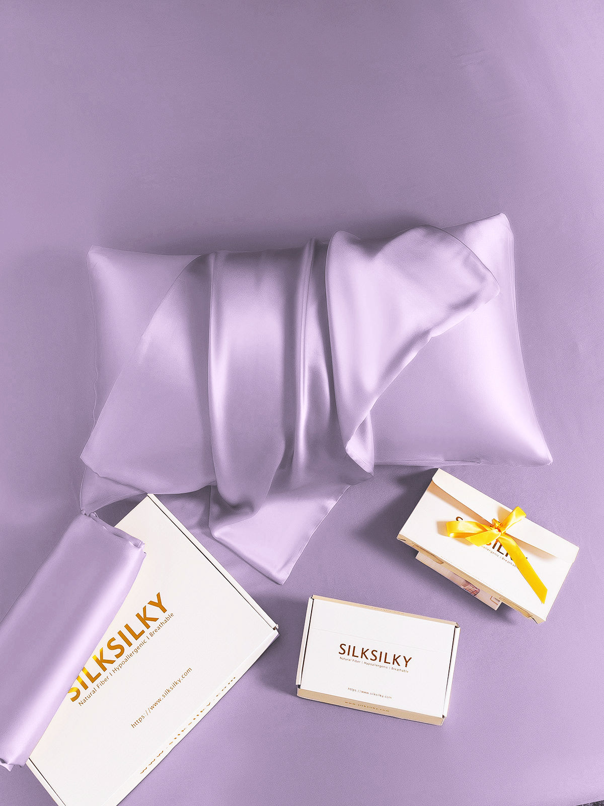 Luxe Federa in 100% Seta con Chiusura a Busta - Anti-Acne & Anti-Pelucchi