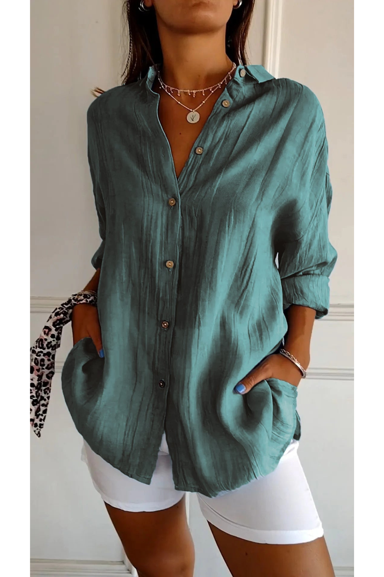 VIENA – Camisa Elegant Dames | Chic y Cómoda para Primavera y Verano