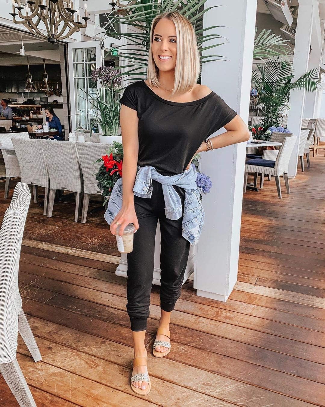REYNA - Tuta da donna – Vestibilità ampia con scollo a barca e cintura in vita | Perfetta per l'estate e l'abbigliamento casual