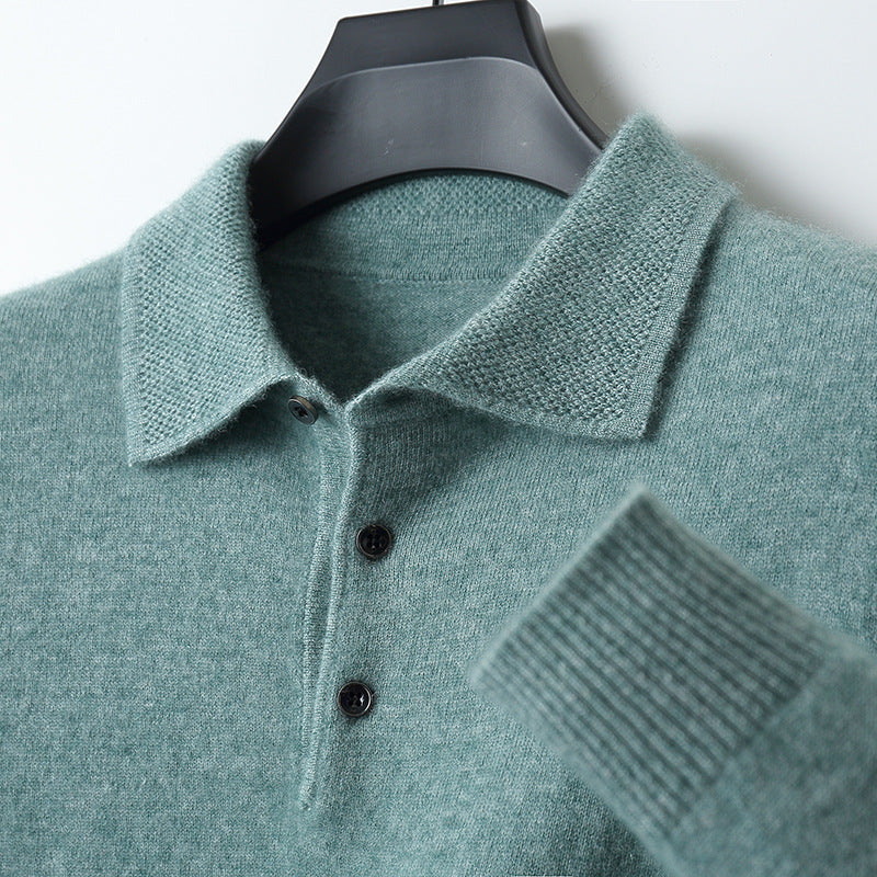 VALMER – Polo in cachemire di lusso e lana merino