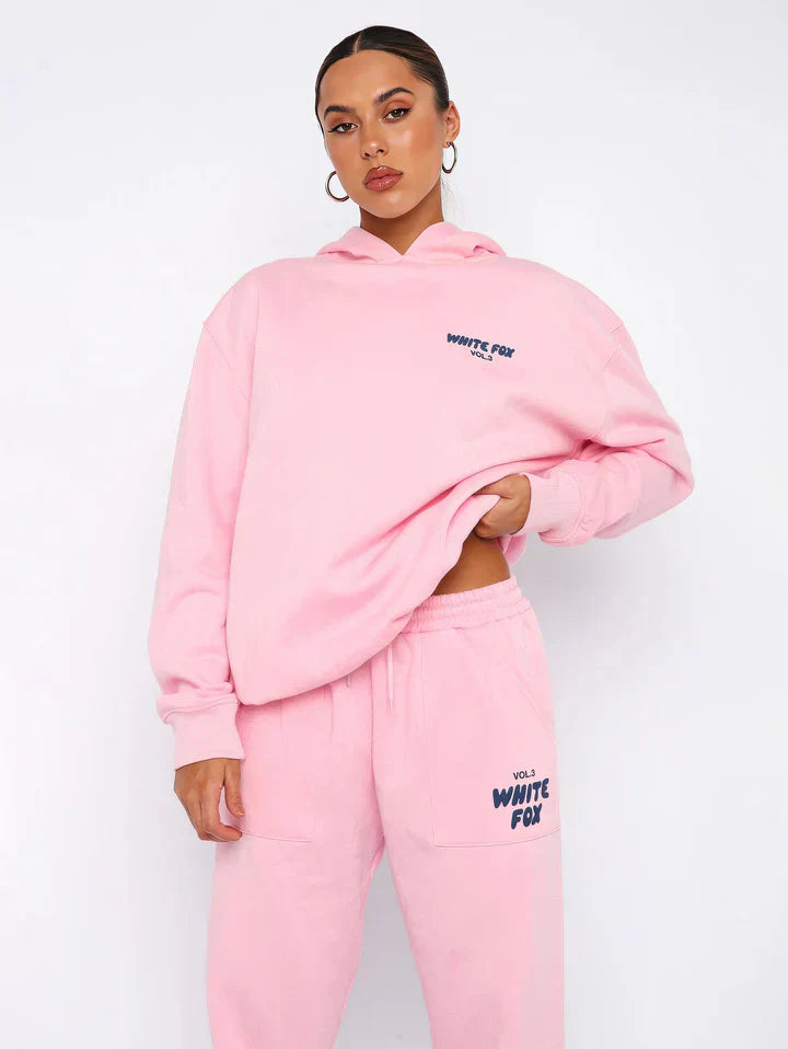 ZARA - Tuta da donna hip con felpa con cappuccio e pantaloni jogger