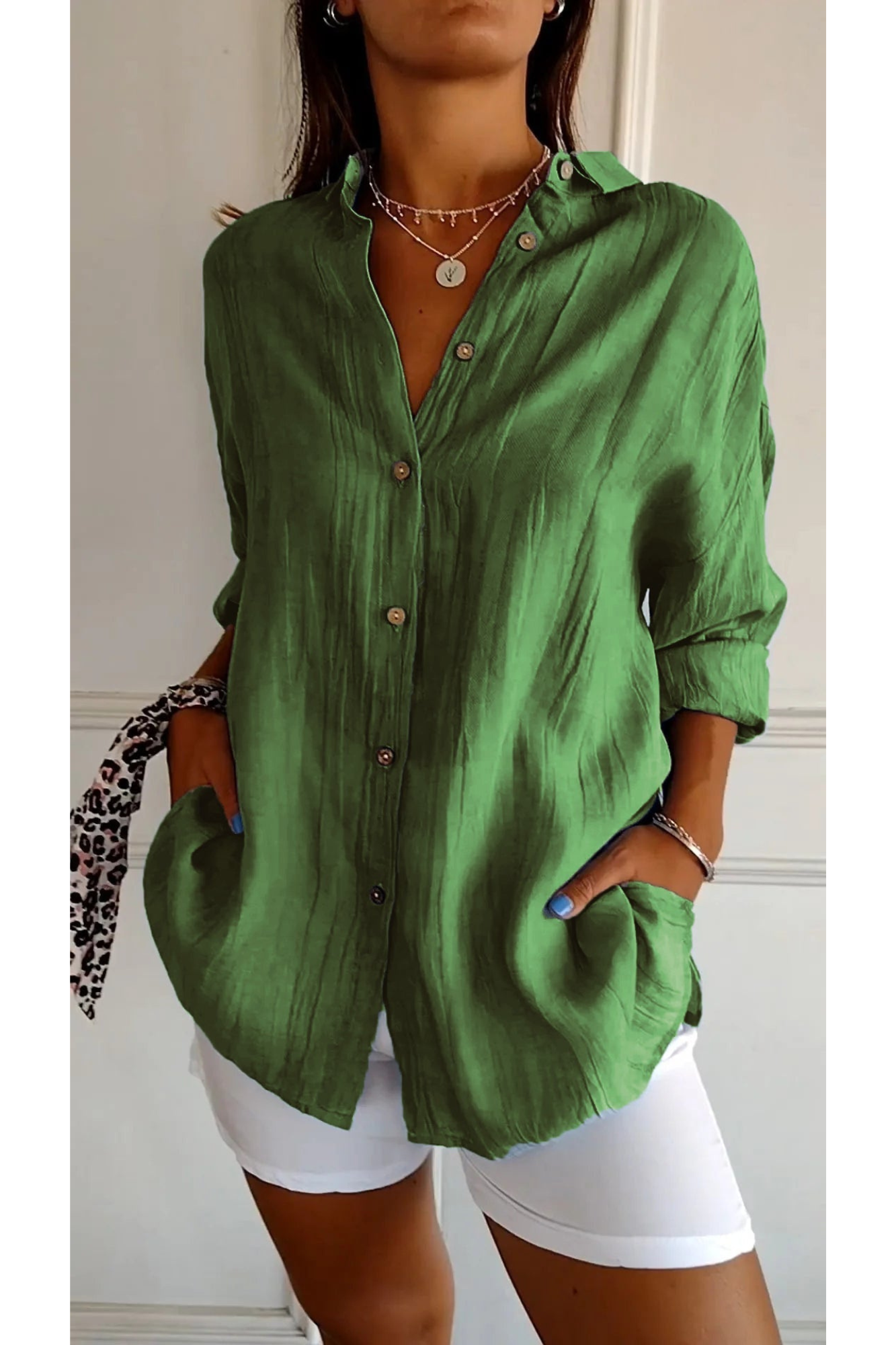 VIENA – Camisa Elegant Dames | Chic y Cómoda para Primavera y Verano
