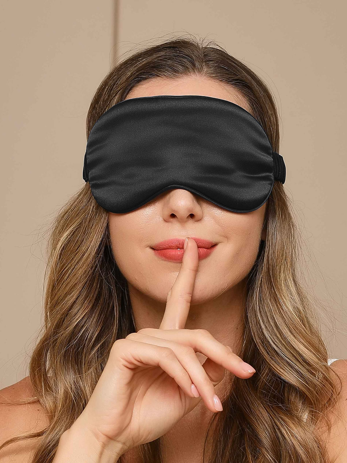 LUMORA - Maschera per gli occhi in seta morbida per un riposo ottimale