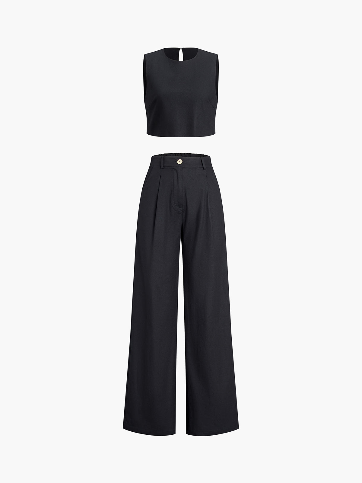 ZARIA – Conjunto bohemio de dos piezas con pantalón