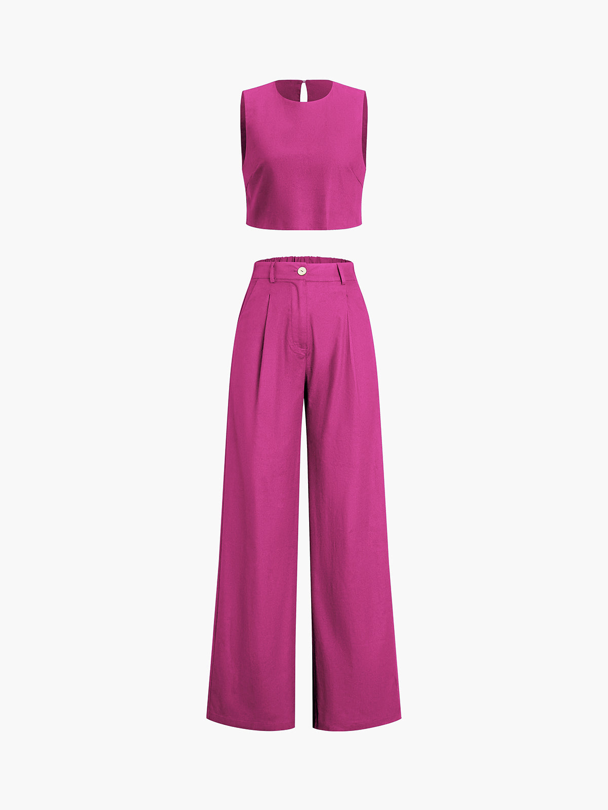 ZARIA – Conjunto bohemio de dos piezas con pantalón