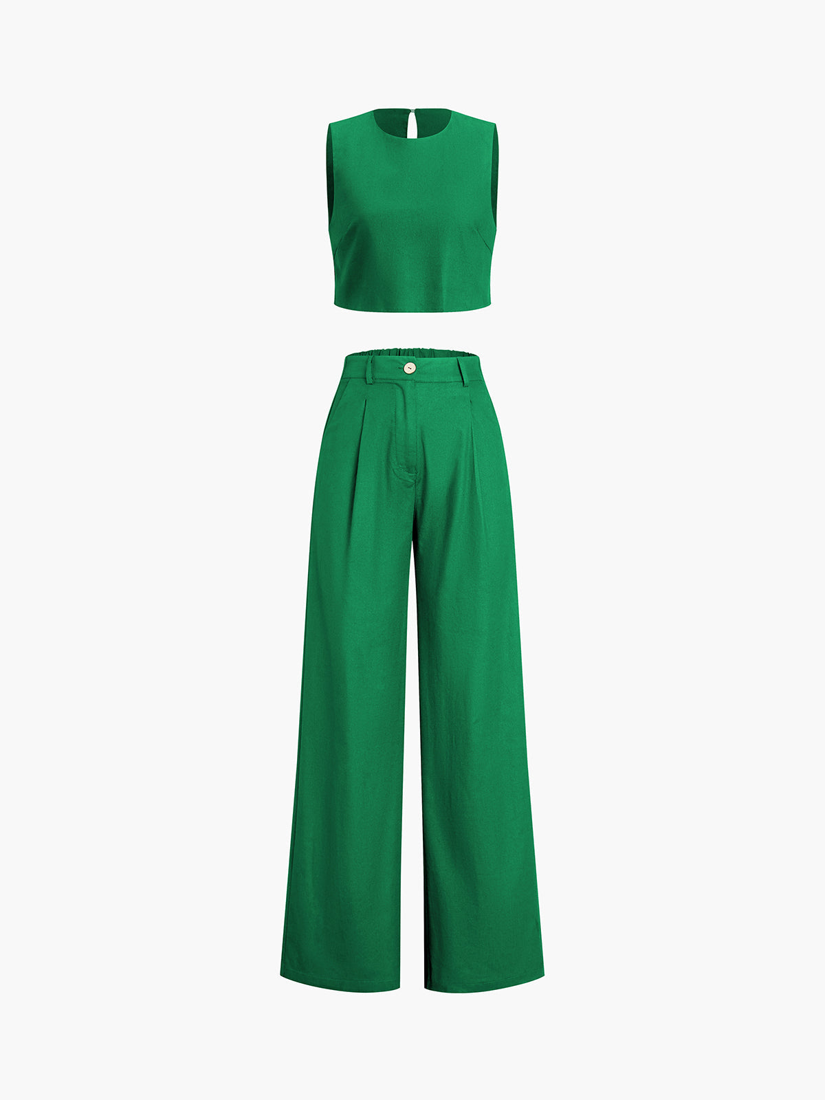 ZARIA – Conjunto bohemio de dos piezas con pantalón