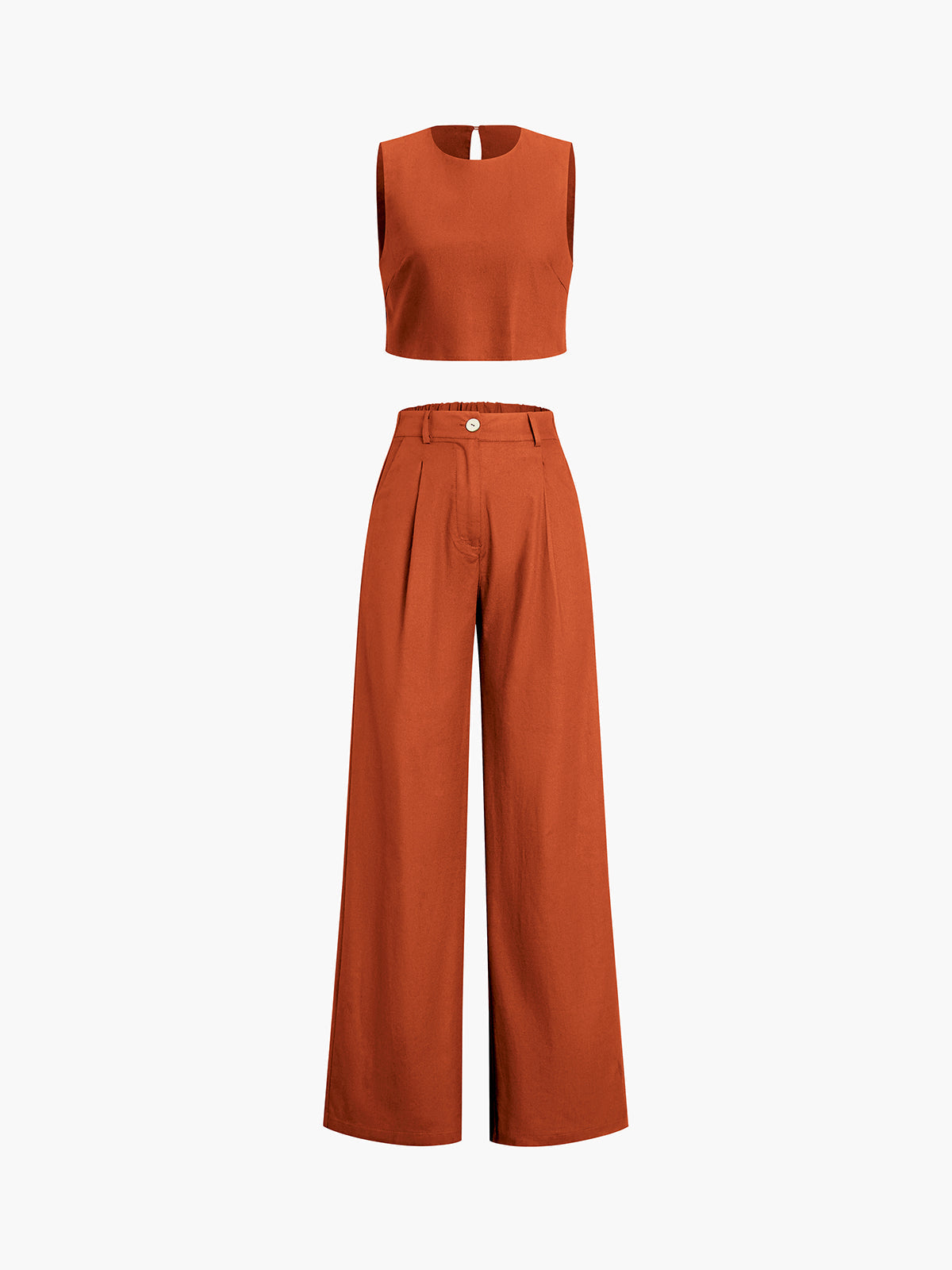 ZARIA – Conjunto bohemio de dos piezas con pantalón