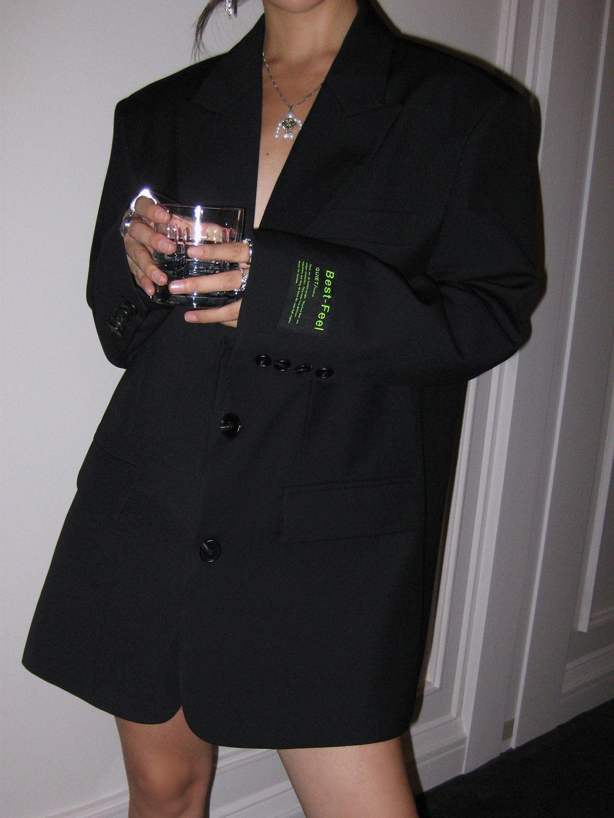 NOELLE – Blazer boyfriend oversize con rever classico