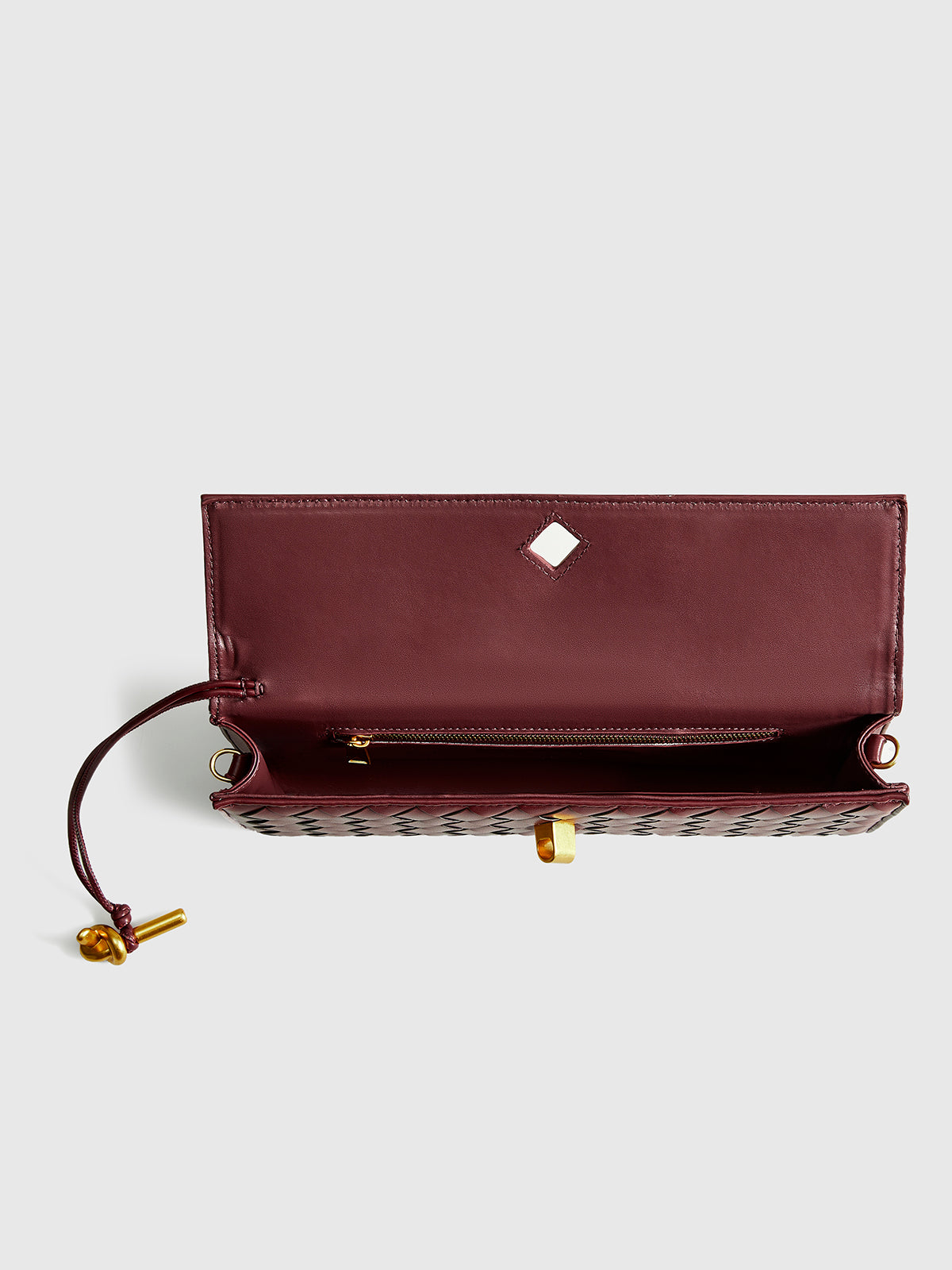 VEDA – Borsa a tracolla intrecciata alla moda per donna