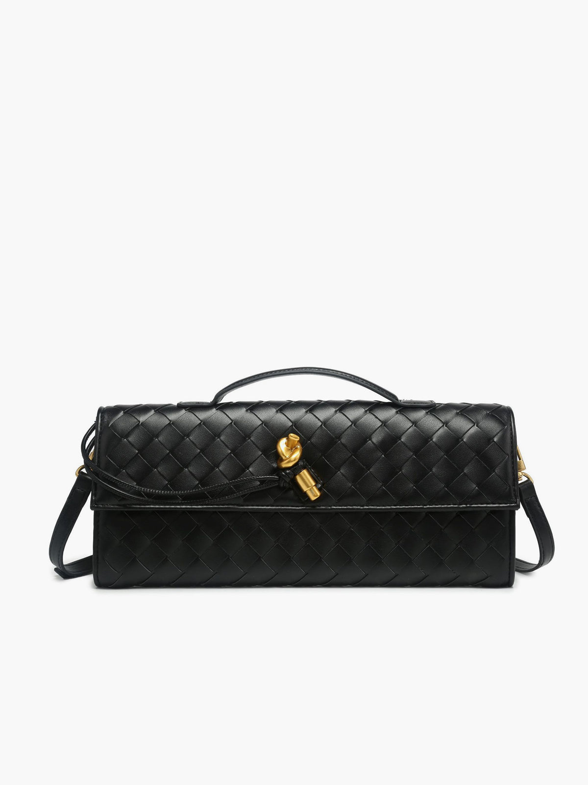 VEDA – Borsa a tracolla intrecciata alla moda per donna