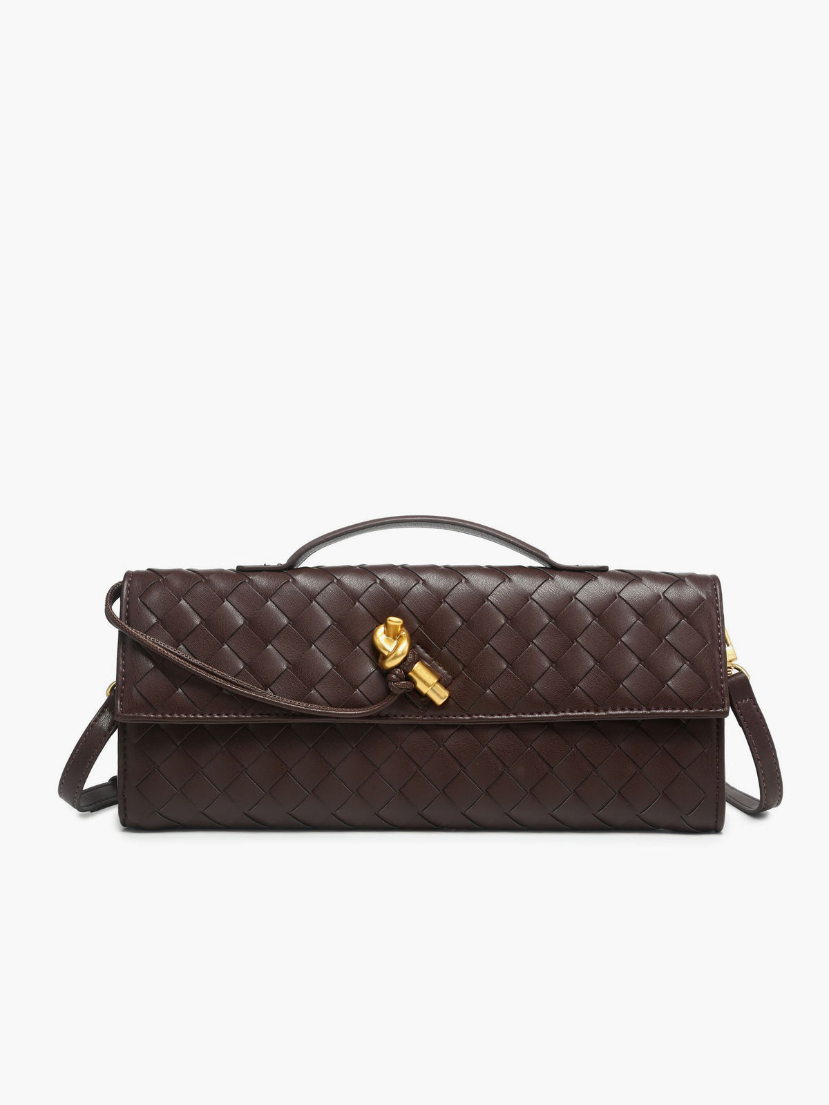 VEDA – Borsa a tracolla intrecciata alla moda per donna