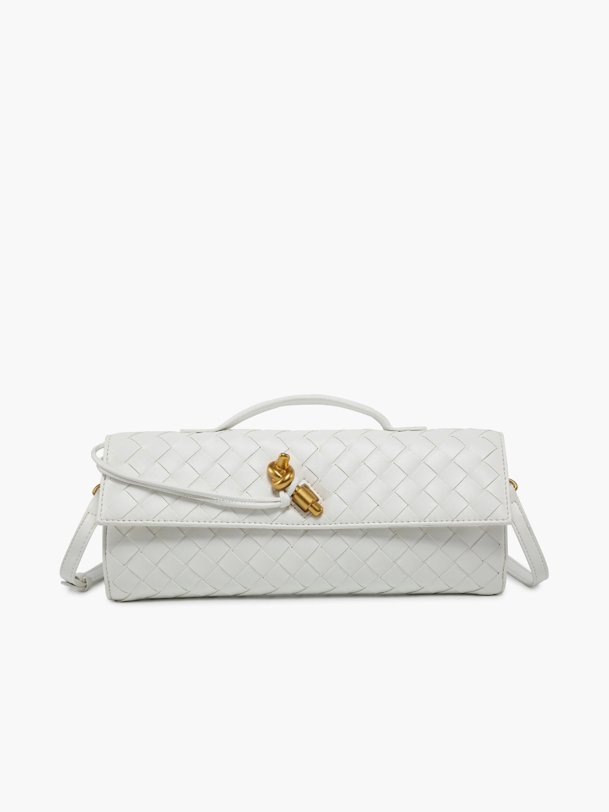 VEDA – Borsa a tracolla intrecciata alla moda per donna