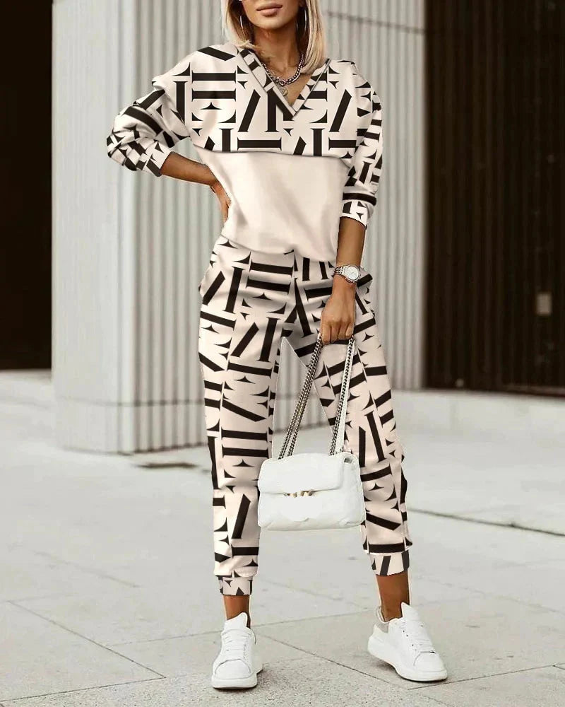Chique Joggingpak Dames Luxe Comfortabel Huispak voor Thuis en Casual Gebruik 6