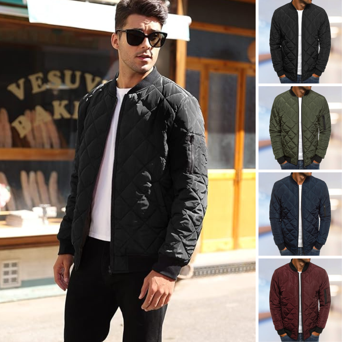NOVITO - Abrigo Acolchado para Hombre para los Días Fríos | Chaqueta de Invierno Estilosa y Cómoda