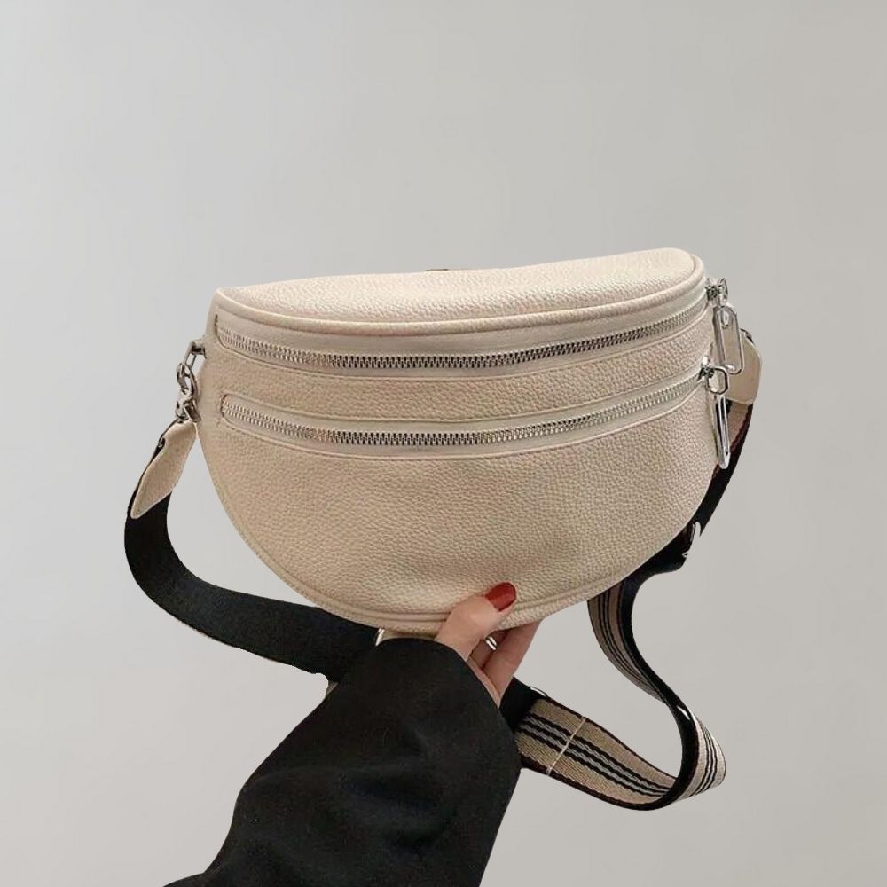Variant image for Aravella Zwarte Crossbody Tas Dames met Dubbele Rits Stijlvol en Functioneel-1