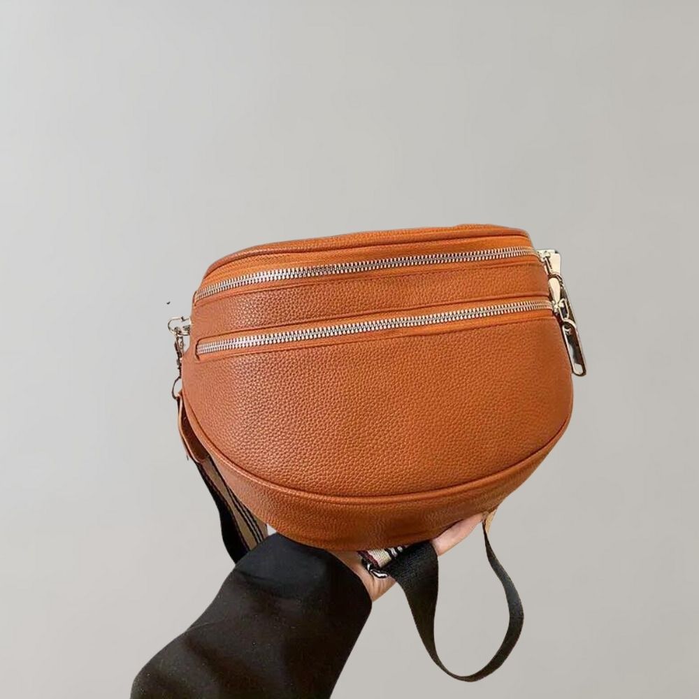 Variant image for Aravella Zwarte Crossbody Tas Dames met Dubbele Rits Stijlvol en Functioneel-4