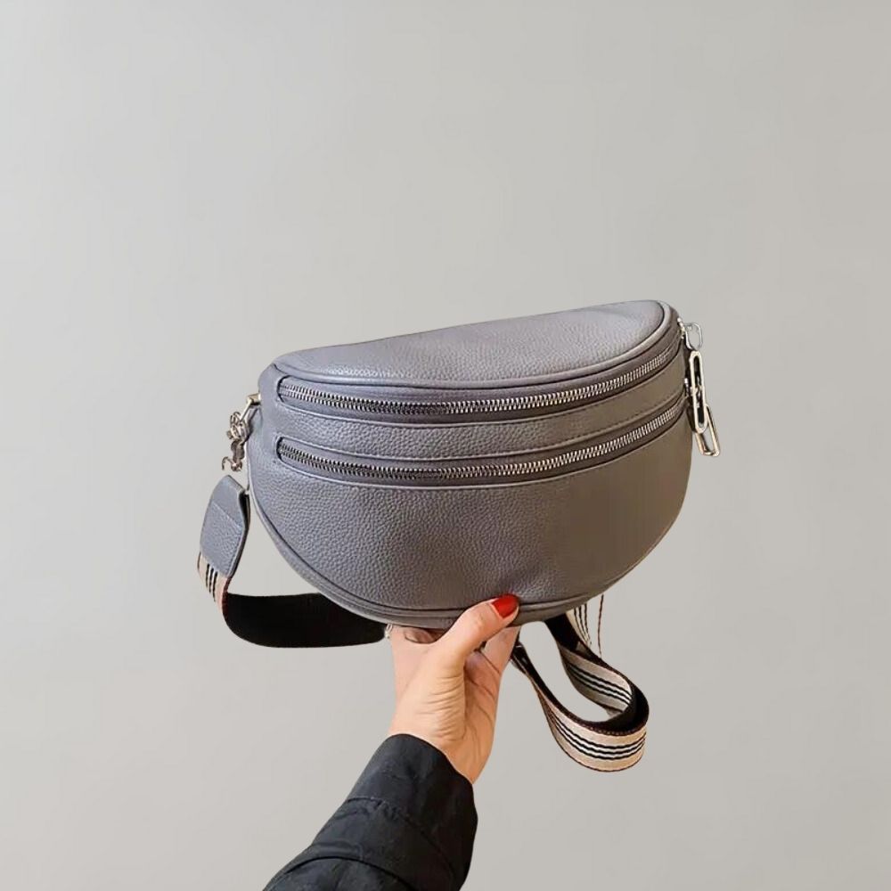 Variant image for Aravella Zwarte Crossbody Tas Dames met Dubbele Rits Stijlvol en Functioneel-3