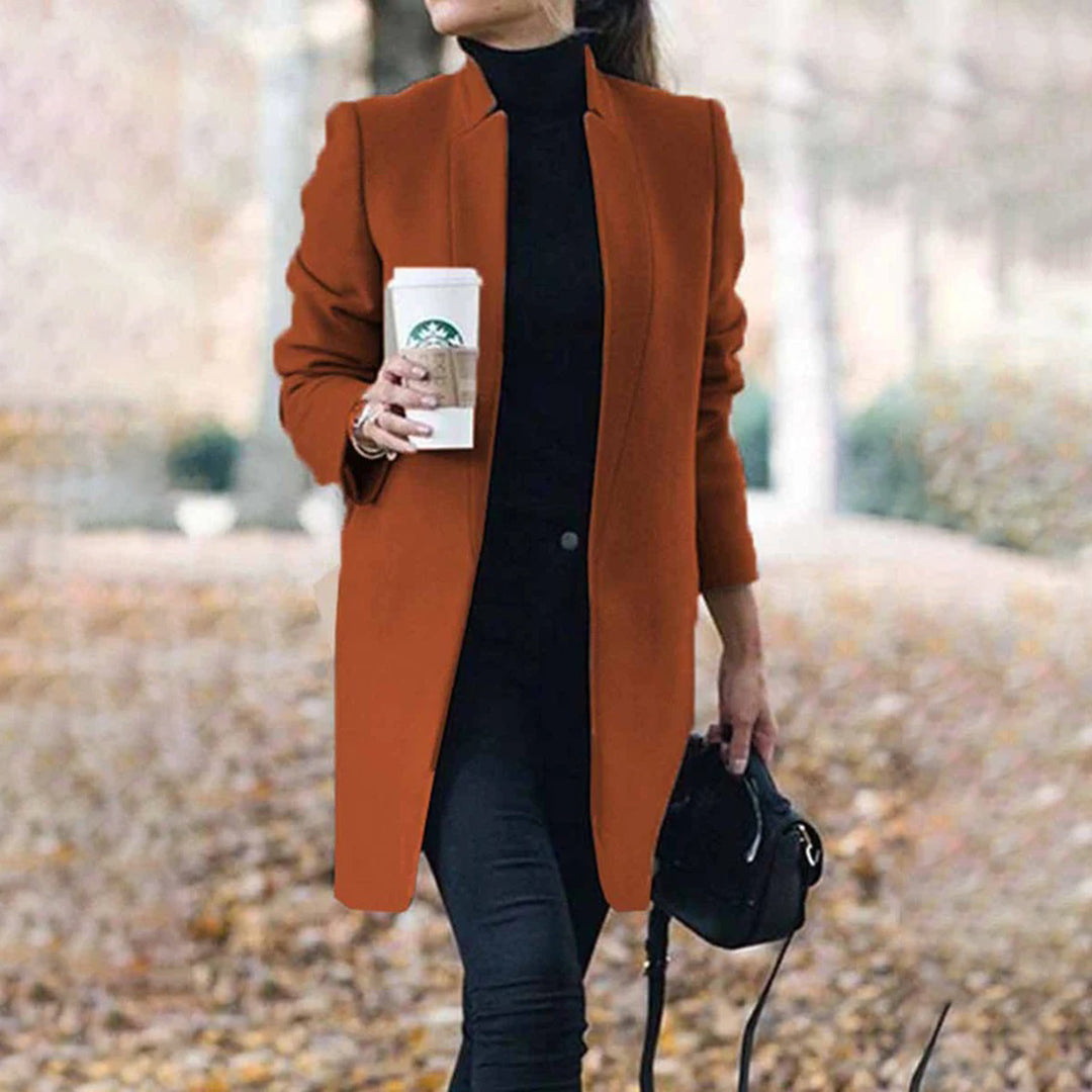 EMMA - Giacca autunnale lunga alla moda per donna