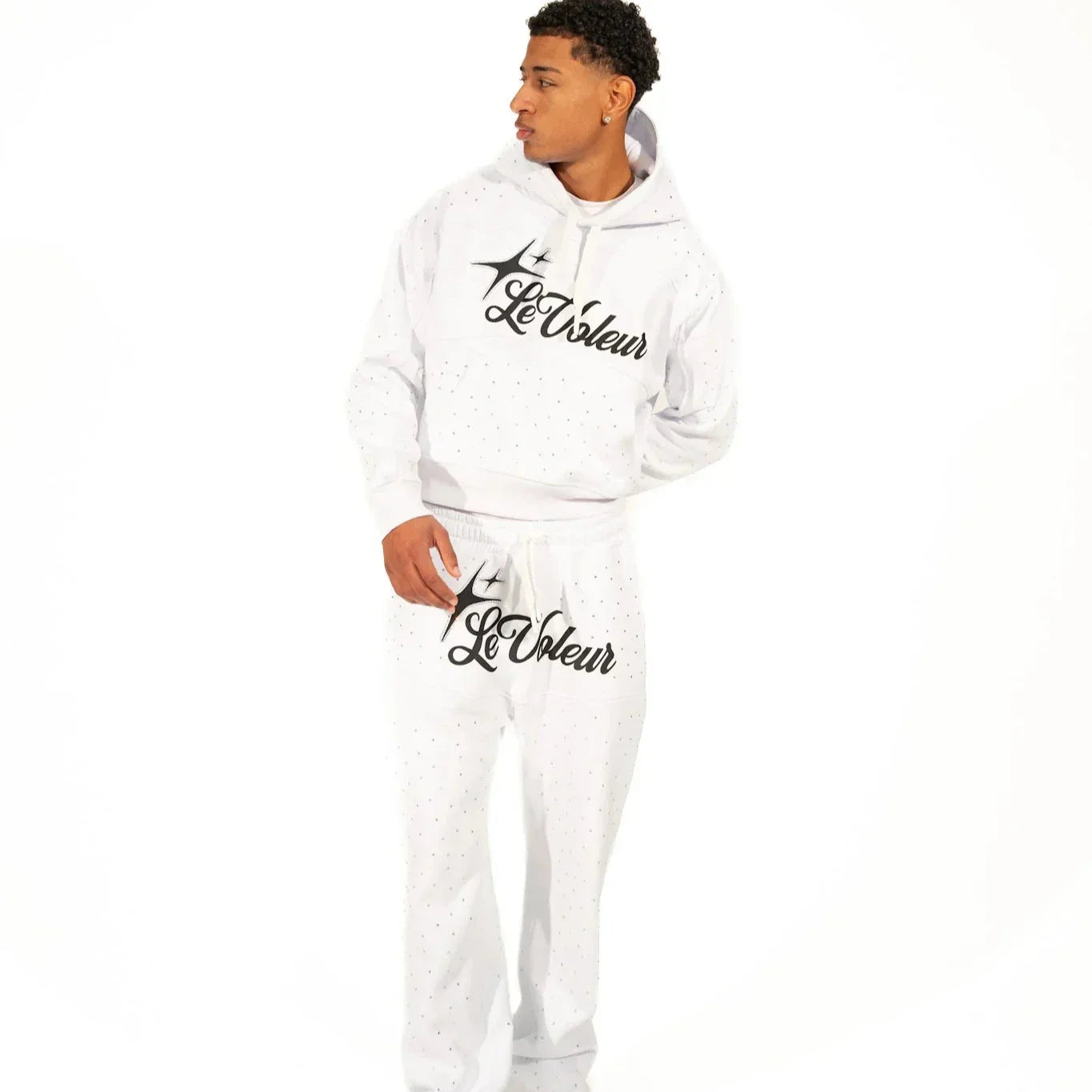 LE VOLEUR – Set felpa unisex con cappuccio e pantaloni jogger per il massimo comfort